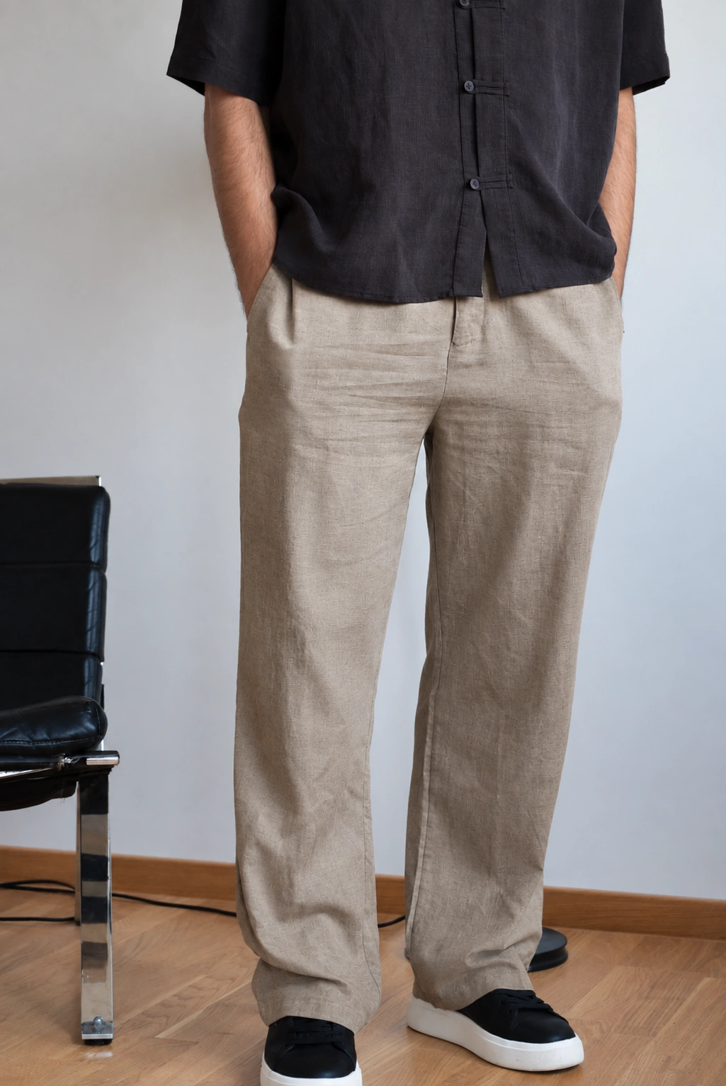 Pantalone KHAKI Linen